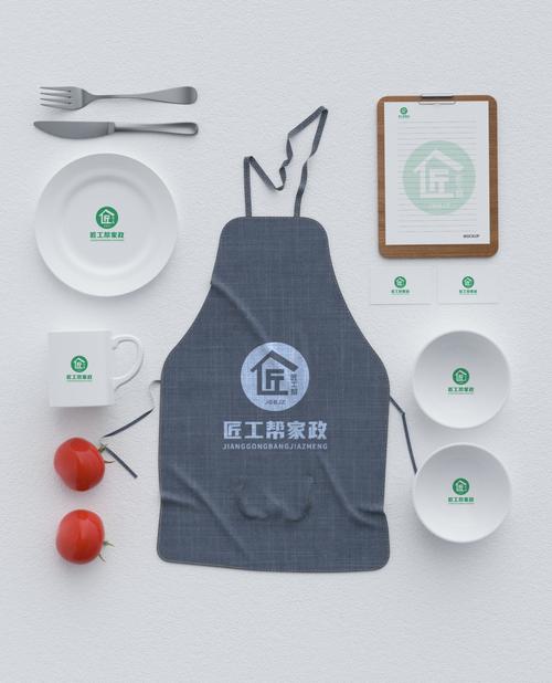 匠心赋能，智慧链接——匠工帮家政信息咨询管理服务品牌Logo解析